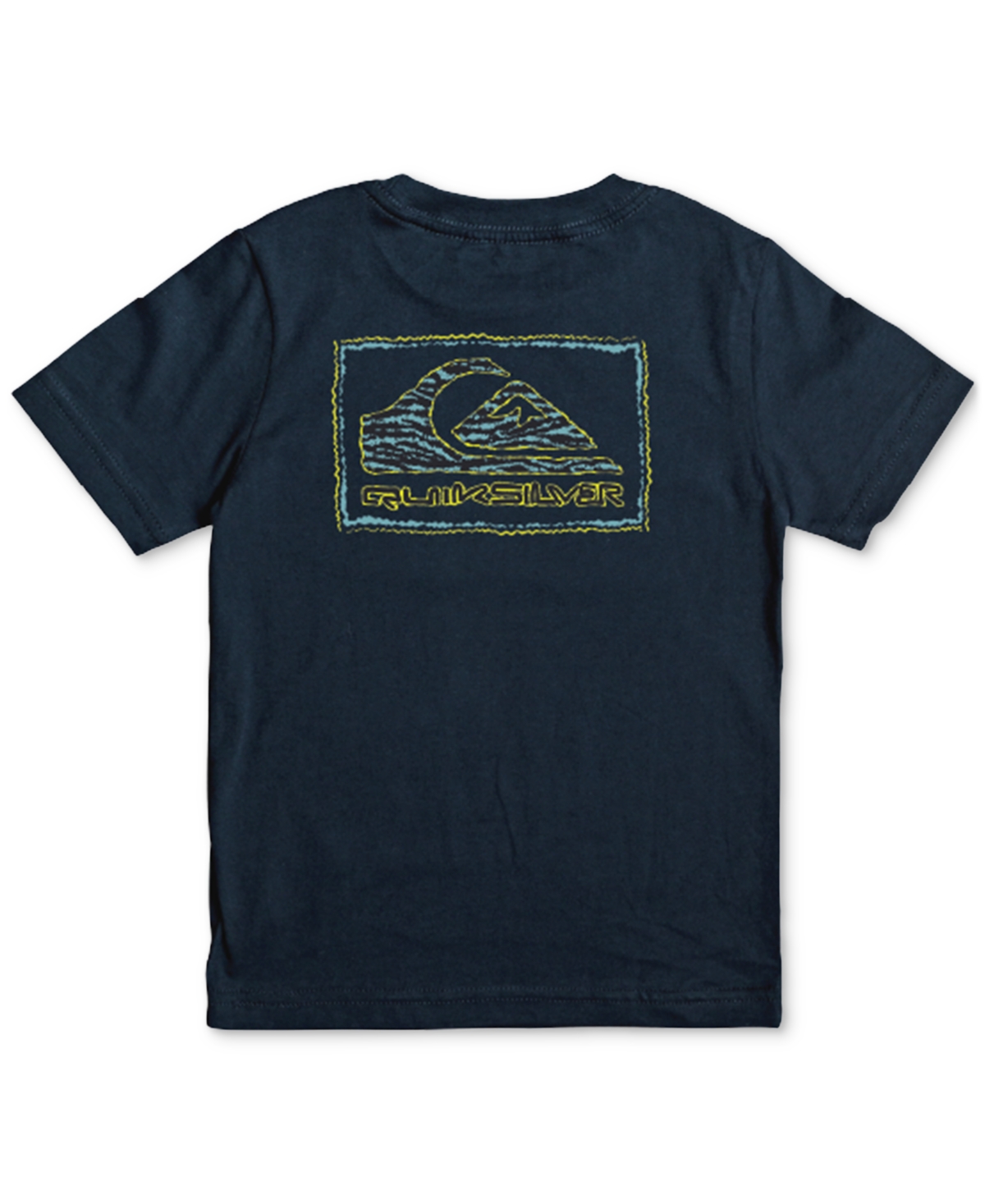Shop Quiksilver Toddler & Little Boys Surf Safari Logo-print T-shirt In Dark Navy