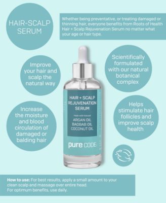 Roots Of Health Hair + Scalp Rejuvenation Serum, 3.38 oz.