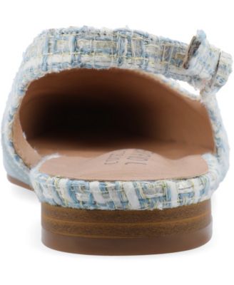 Women's Daphnne Slingback Pointed Cap Toe Flats