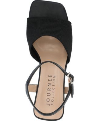 Women's Evylinn Knit Block Heel Dress Sandals