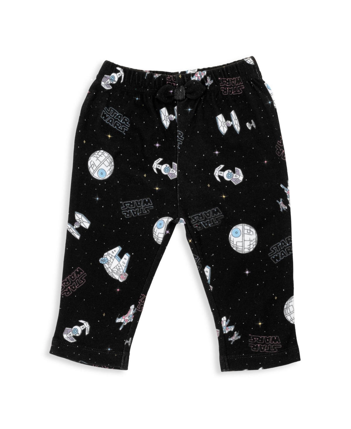 Starwars Baby Girls Star Wars Princess Leia R2-D2 Baby 2 Pack Pants -/ black