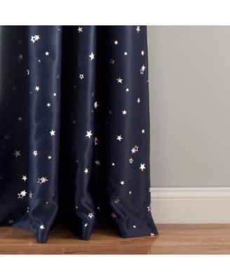 Star Blackout Window Curtain Panels