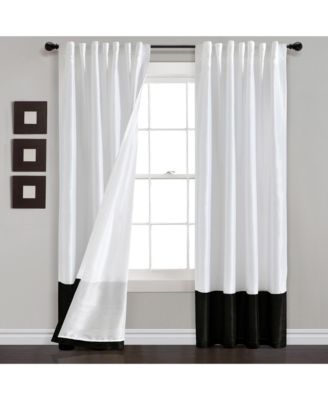 Prima Back Tab Window Curtain Panels