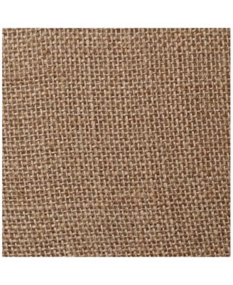 Natural Burlap Medium Rectangle Lamp Shade 10" Wide x 7" Deep at Top and 16" Wide x 12" Deep at Bottom and 11" Slant x 10.5" H (Spider)