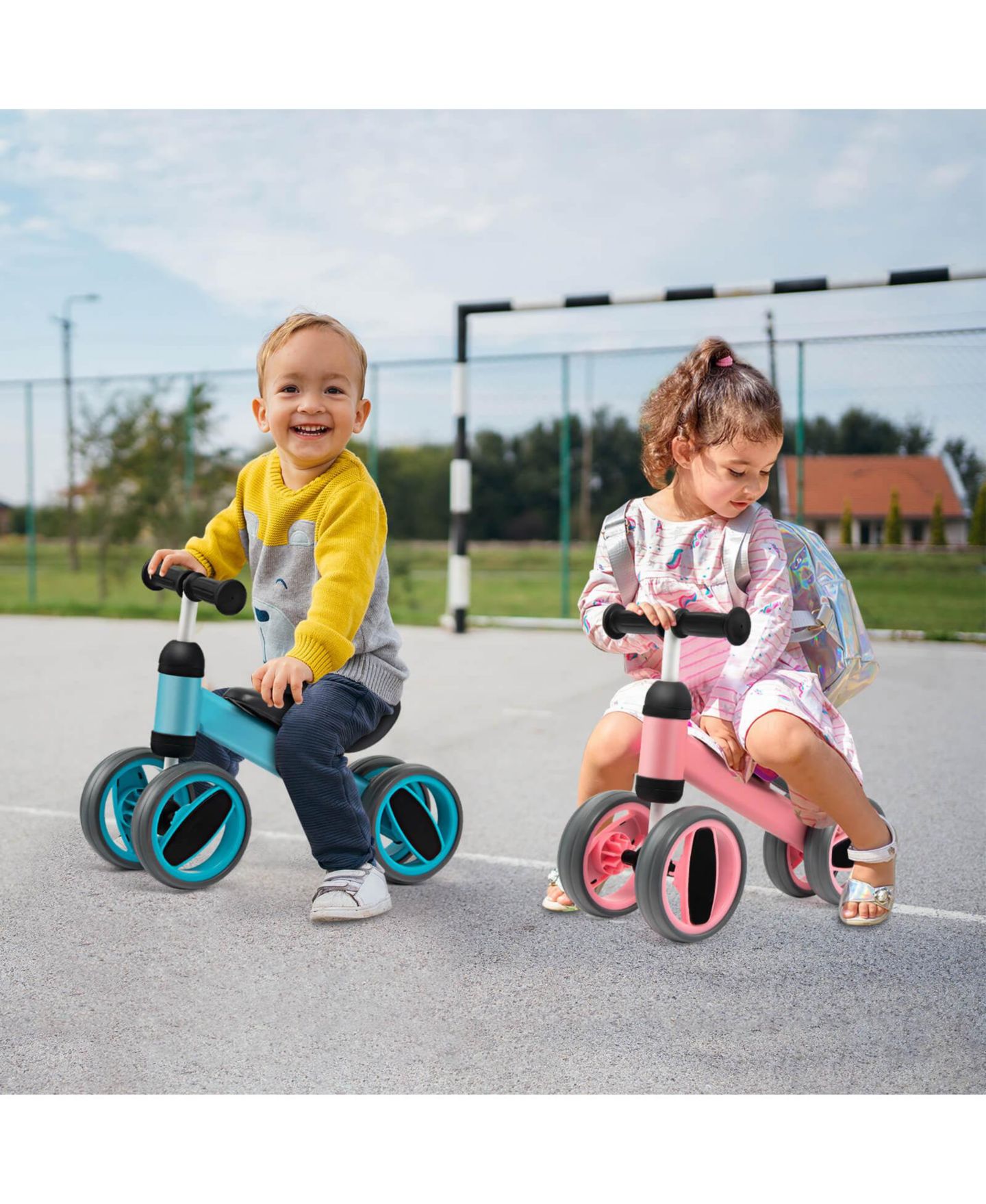Детская игрушка SUGIFT 4-Wheel Lightweight Balance Bike, Ages 1+ — фото 2