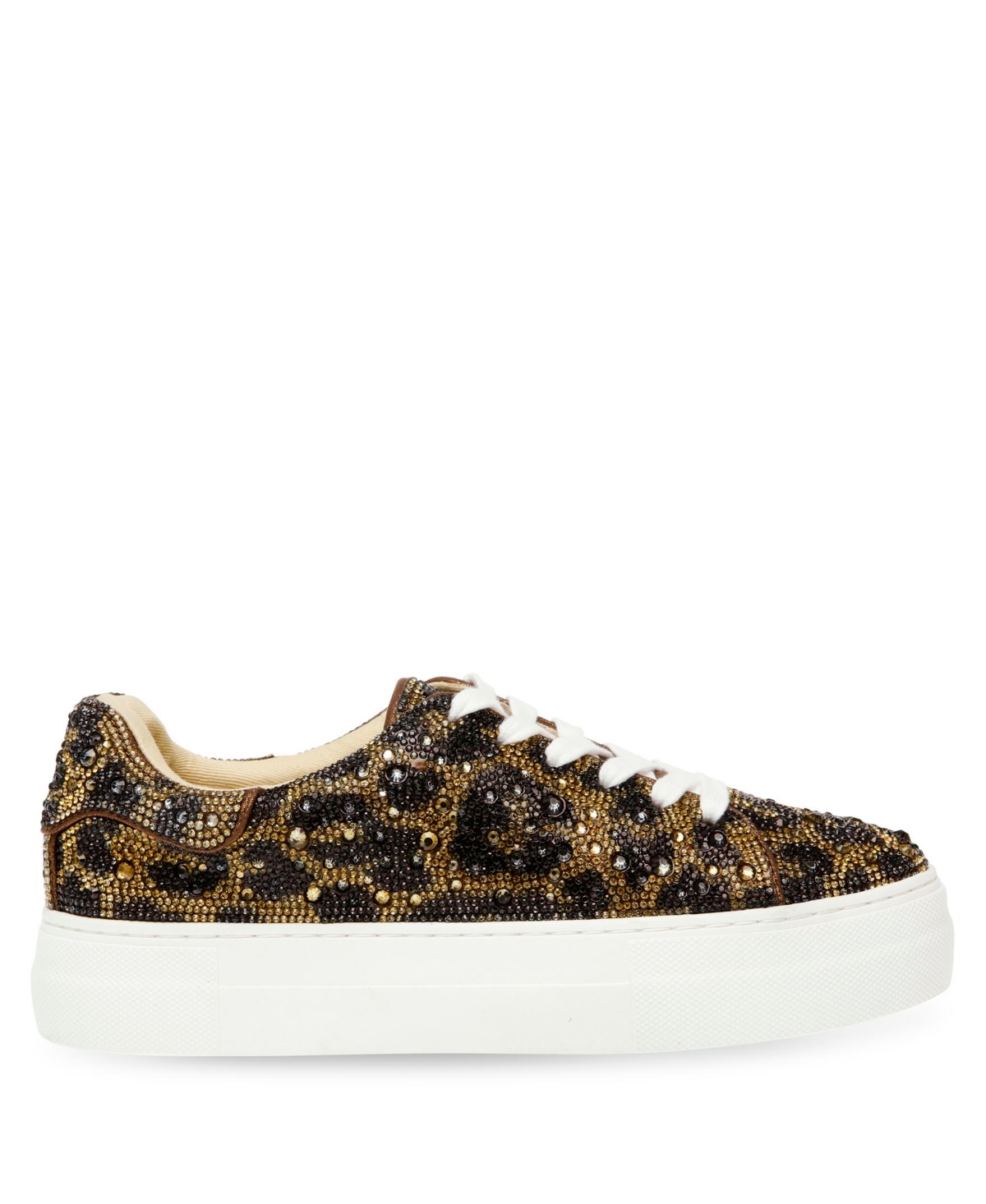 BETSEY JOHNSON WOMEN'S SIDNY RHINESTONE PLATFORM SNEAKERS 