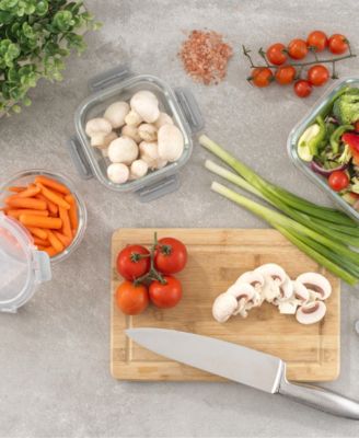 24-piece Fluted Food Storage Container Set with Lids