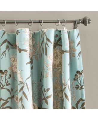 Botanical Garden Light Filtering Window Curtain Panels