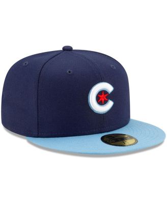 Men's Navy, Light Blue Chicago Cubs 2021 City Connect 59FIFTY Fitted Hat