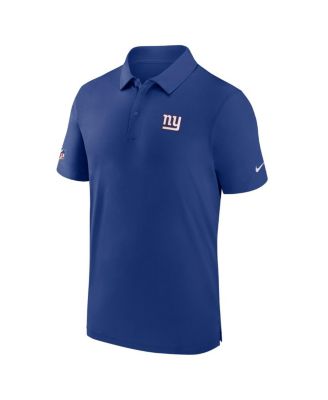 Men's Royal New York Giants Sideline Coaches Dri-FIT Polo Shirt