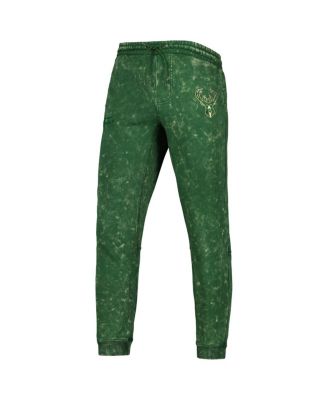 Men's and Women's Hunter Green Milwaukee Bucks Acid Tonal Jogger Pants