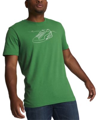 Men's Lace Up Regular-Fit Logo Graphic T-Shirt