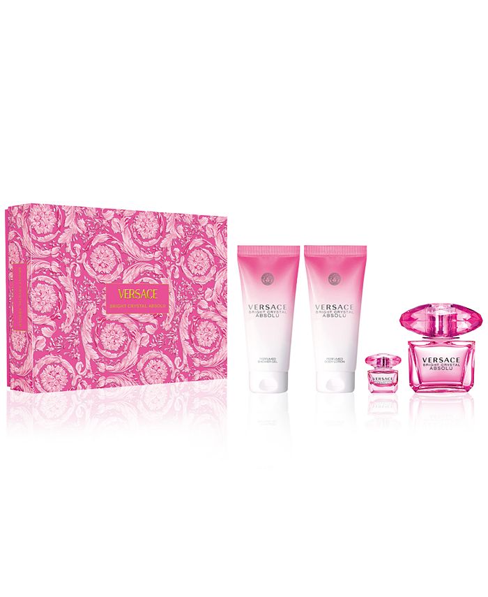 Versace 4-Pc. Bright Crystal Absolu Eau de Parfum Gift Set - Macy's