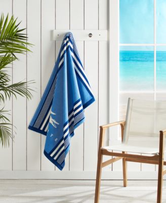 Oki Striped Cotton Beach Towel