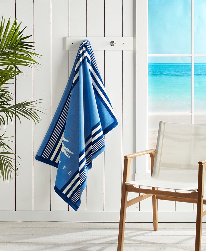 Lacoste beach towels new arrivals clearance