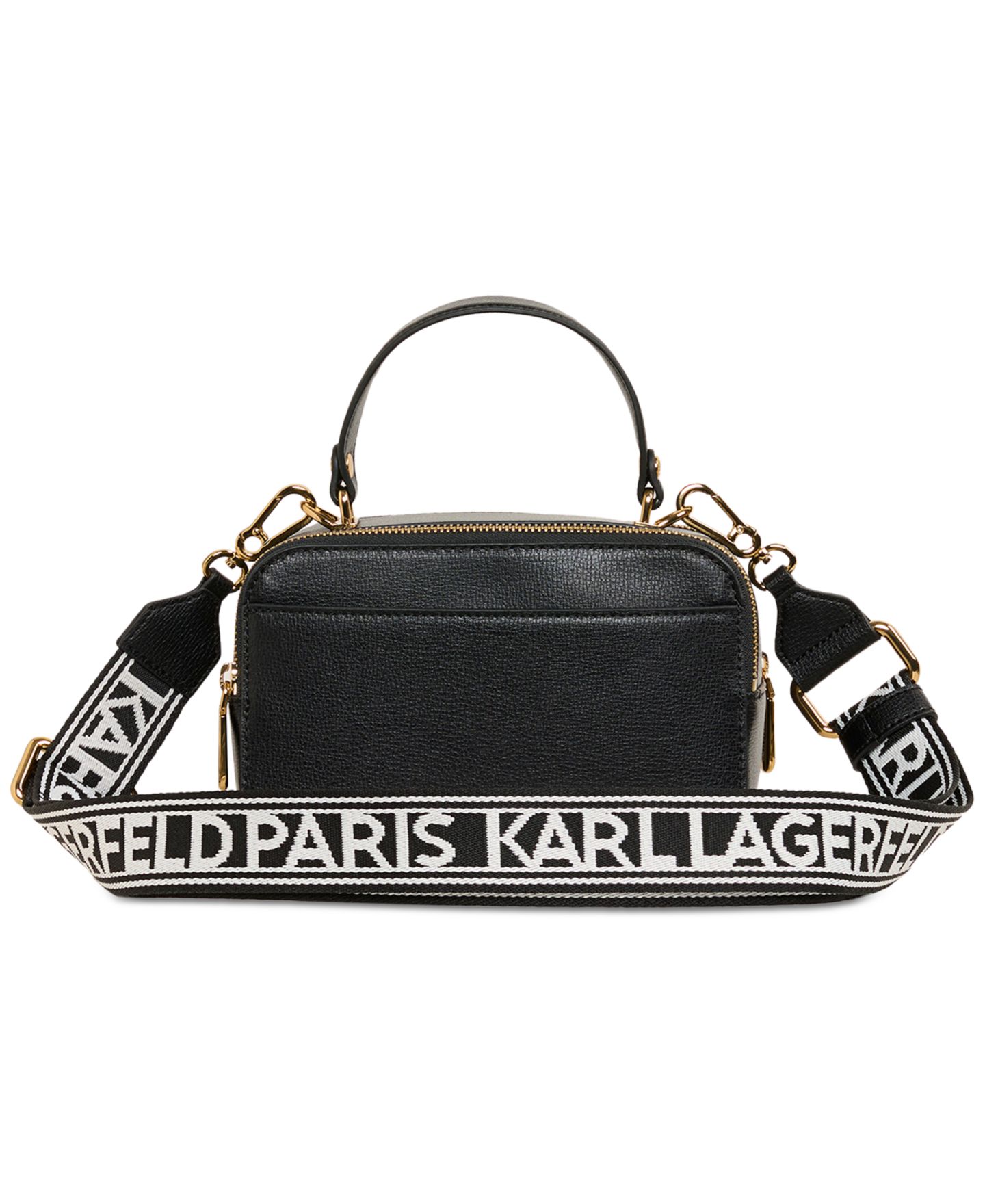 Женская сумка KARL LAGERFELD PARIS Simone Camera Small Crossbody, цвет: Чёрный — фото 2