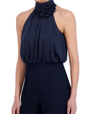 Eliza J Women's Embellished Mock-Neck Jumpsuit 