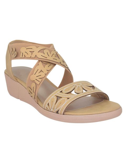 Женские сандалии Impo Rainey Laser Stretch Elastic, цвет: Латте