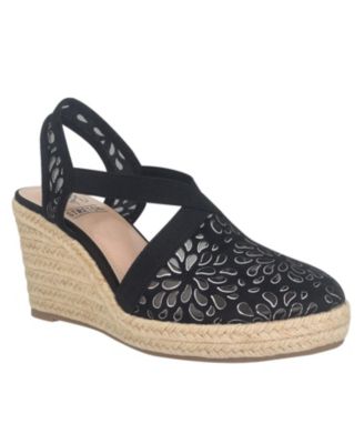 Women's Tuccia Laser Cut Platform Wedge Sandals 