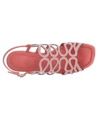 Women's Orleans Raffia Platform Wedge Sandals 