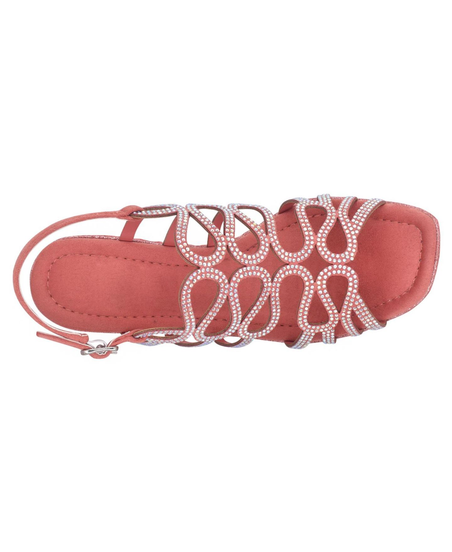 Женские сандалии Impo Orleans Raffia Platform Wedge, цвет: Выцветший розовый — фото 4