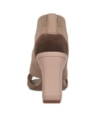 Women's Vader Stretch Knit Peep Toe Block Heel Shooties