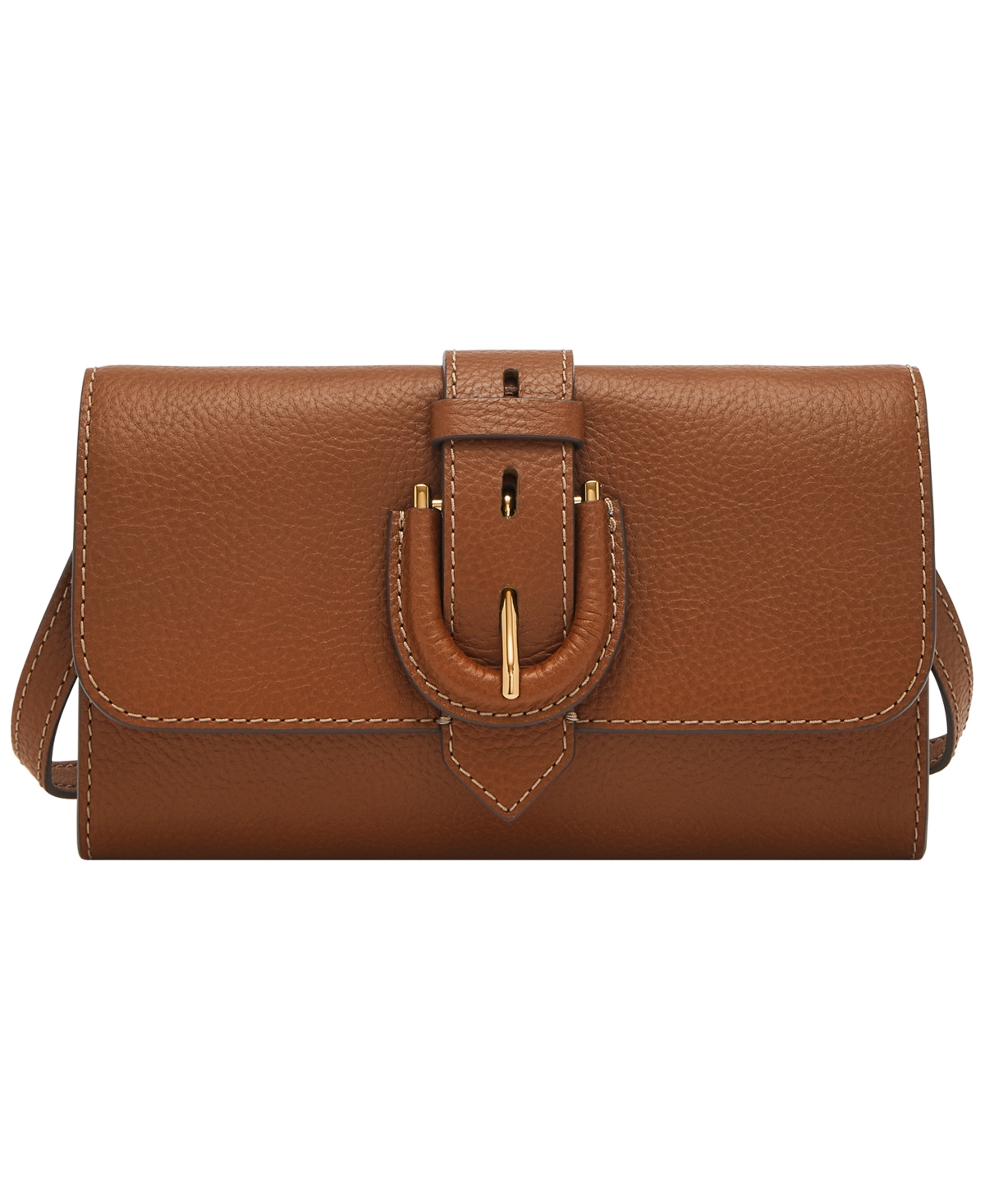 Fossil Harwell Crossbody Wallet - Brown