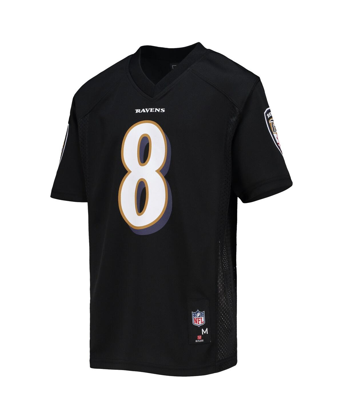 Big Boys Lamar JacksonBaltimore Ravens Replica Player Jersey - Black