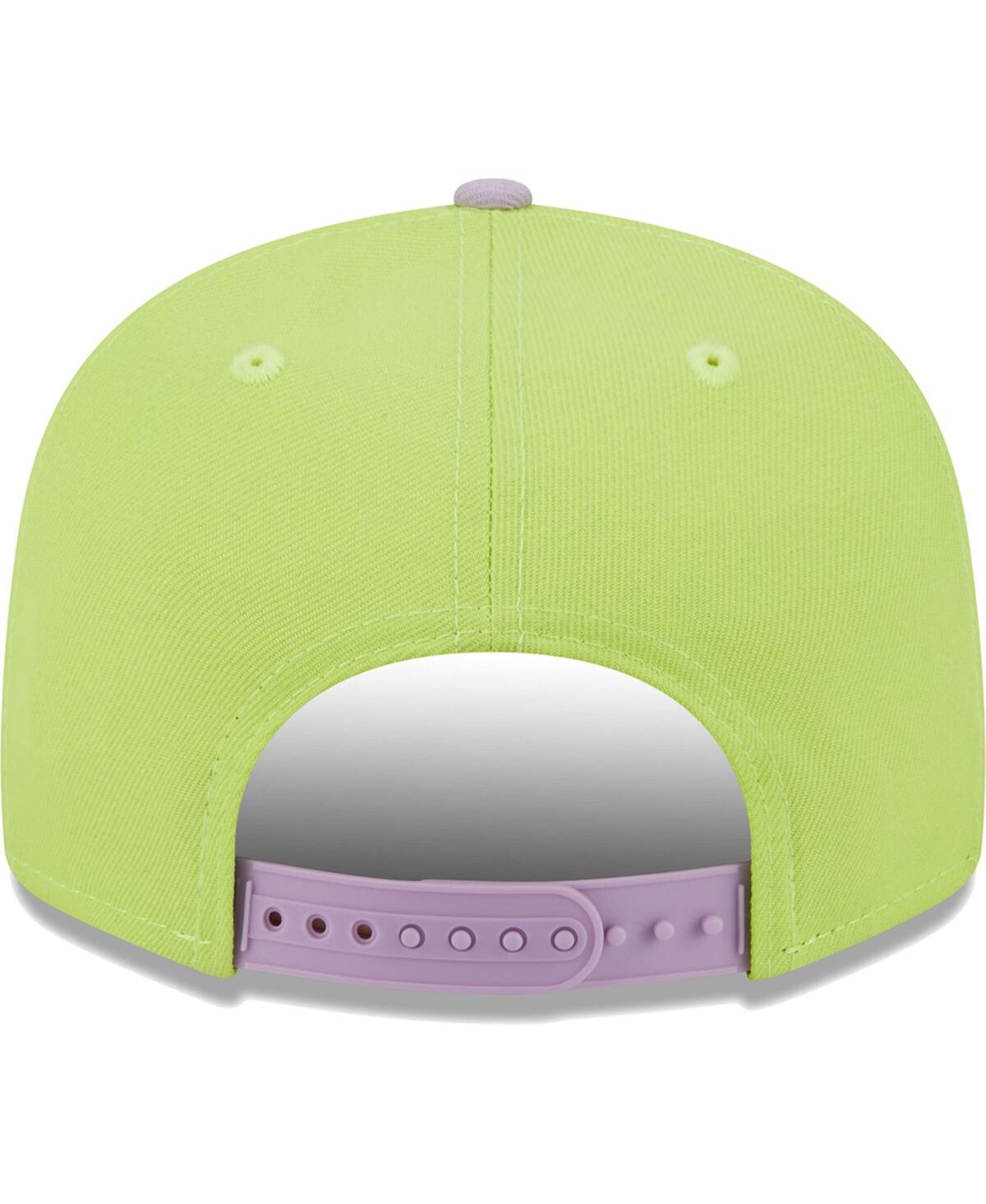 Men's New Era Lavender Green Bay Packers Two-Tone Color Pack 9FIFTY Snapback Hat - Lavender