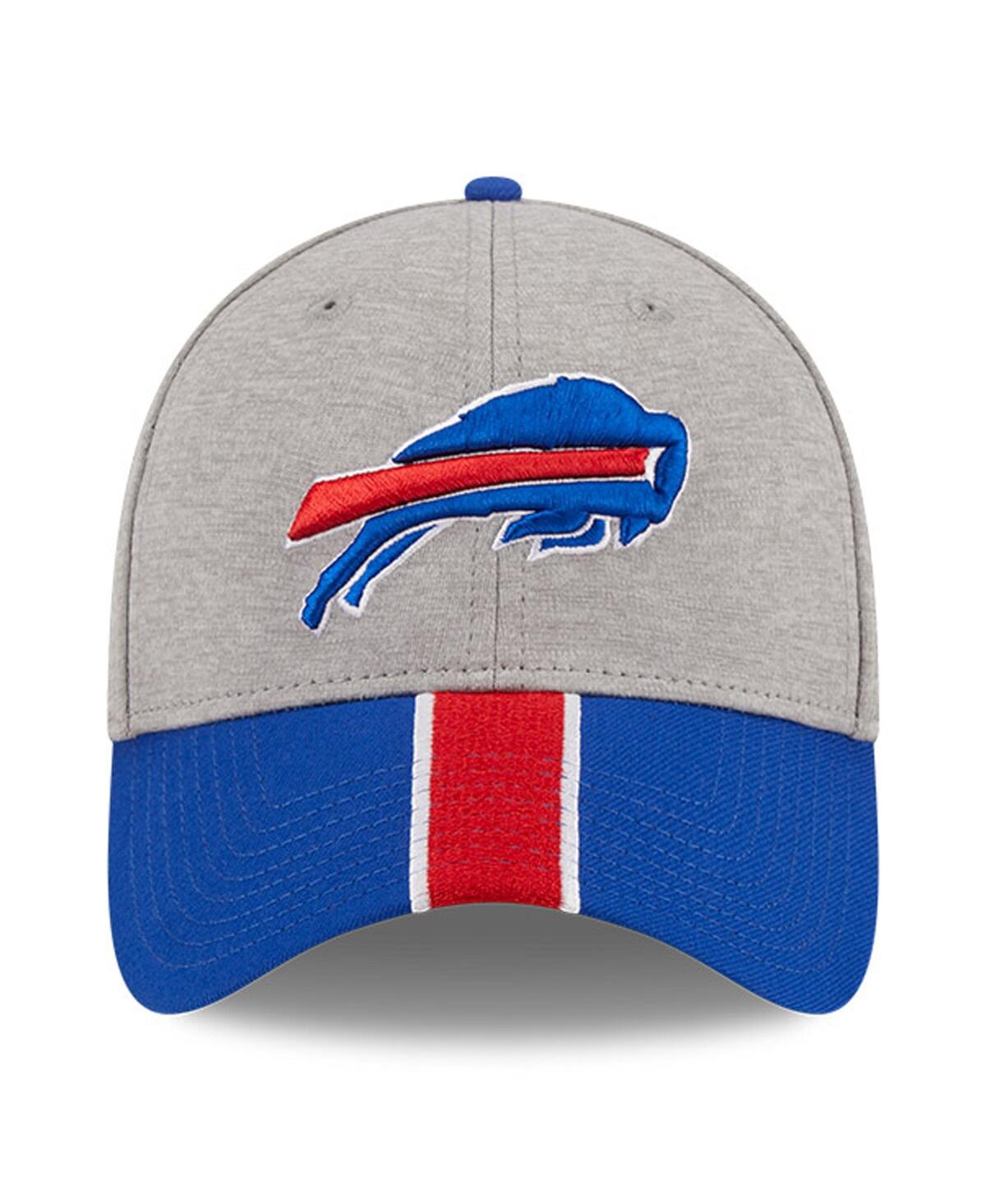 Men's New Era Royal Buffalo Bills Striped 39THIRTY Flex Hat - Royal
