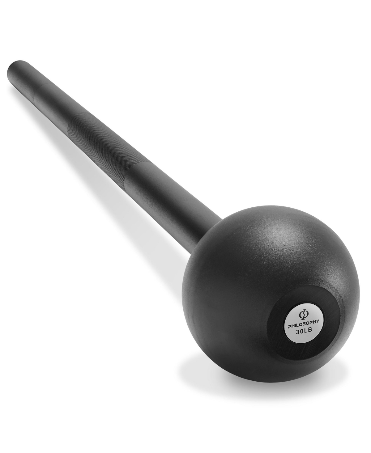 Steel Mace Bell 30 Lb, Mace Club for Strength Training, Functional Full Body Workouts - Black