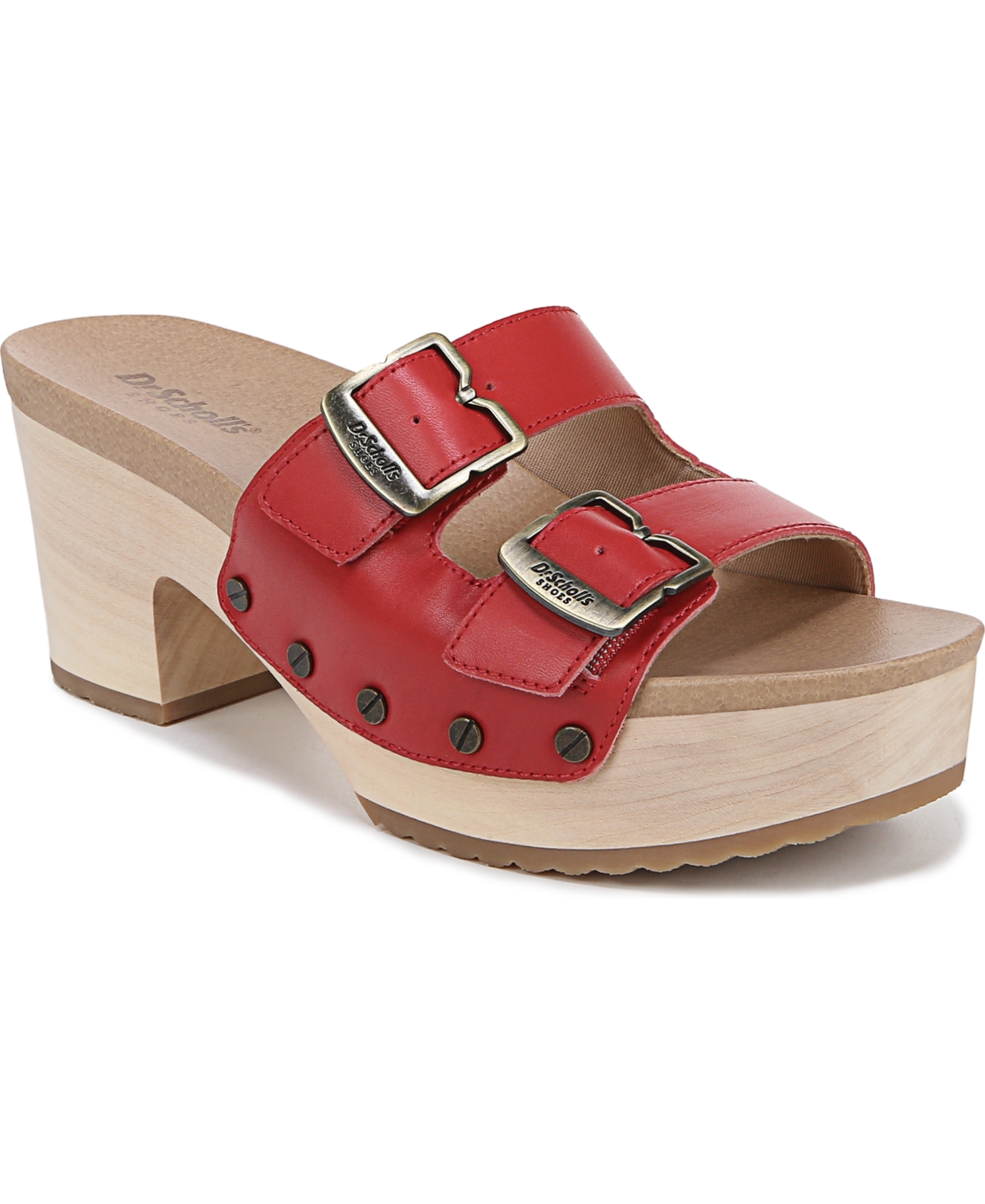 Women's Original-Vibe Slide Sandals - Heritage Red Leather