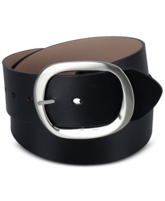 Calvin Klein - Women's Reversible Oversized Statement Buckle Belt
