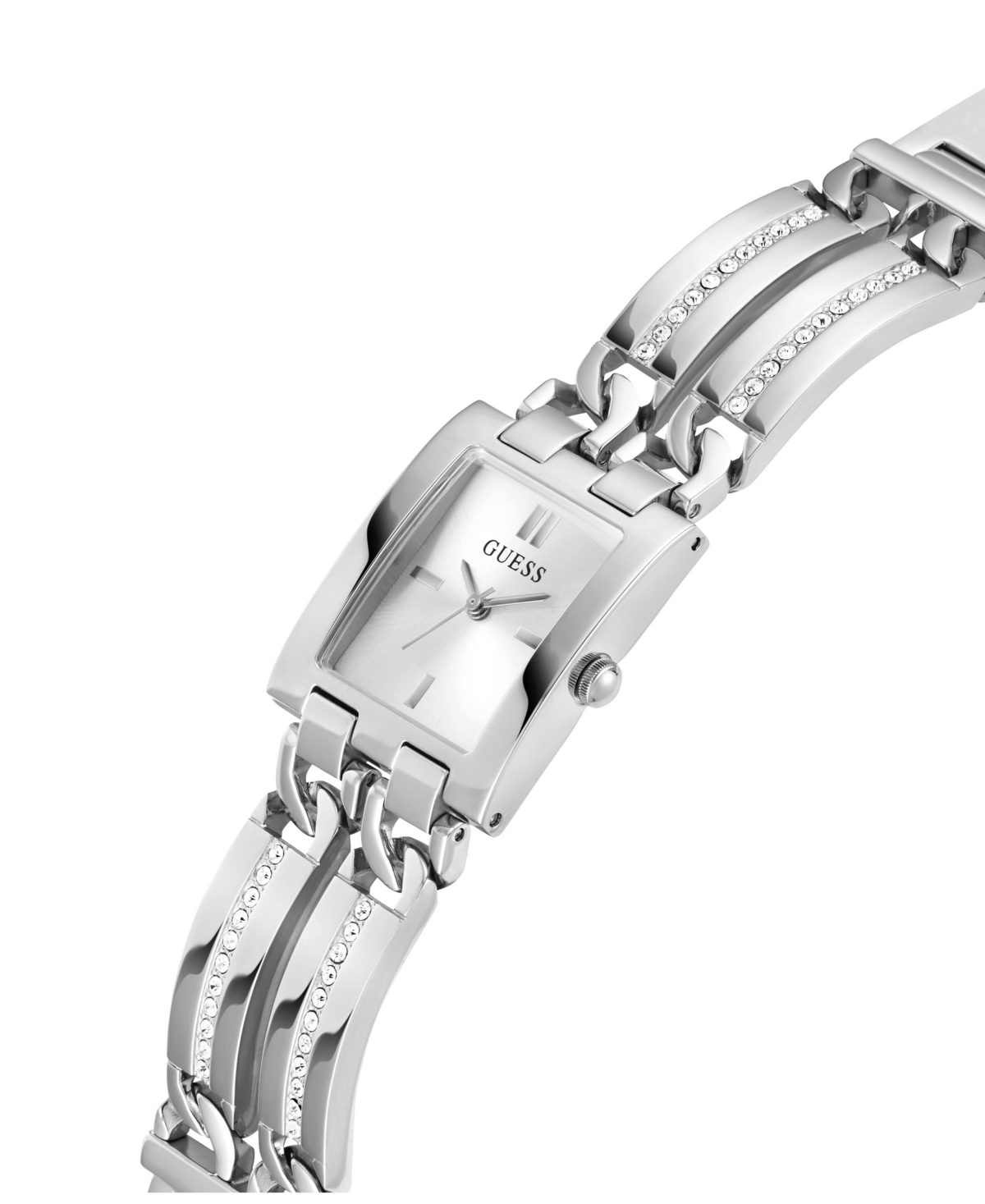 Shop Guess Women's Analog Silver-tone 100% Steel Watch 39mm