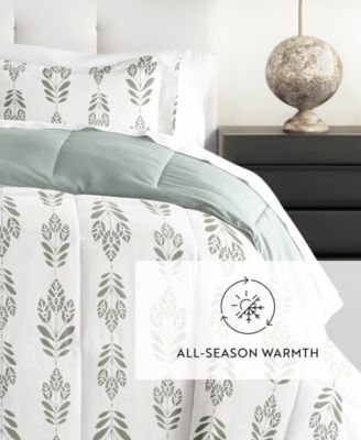 Folk Leaves 2-Piece Comforter Set, Twin/Twin XL