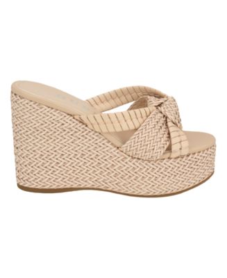 Women's Eveh Knotted Jute Wrapped Platform Wedge Sandals