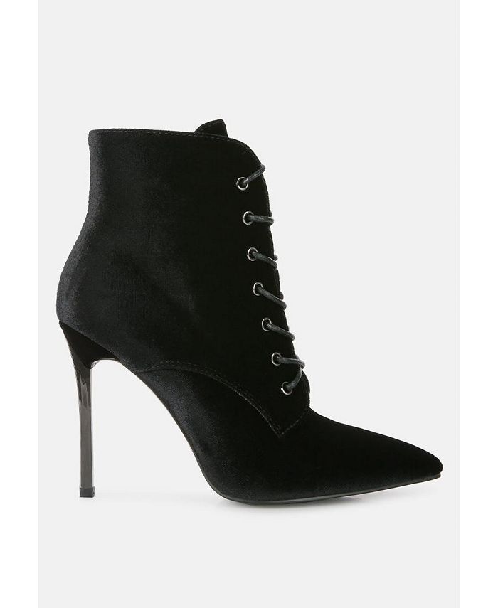 London Rag Women s bornsta velvet high heeled velvet boots Macy s