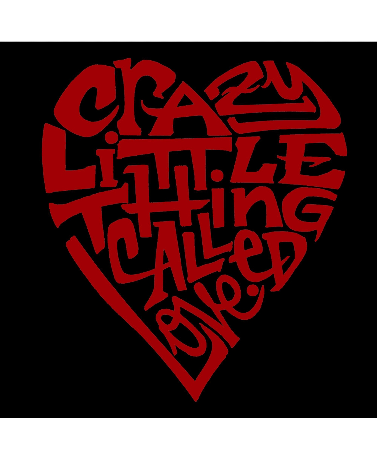 Boy's Word Art T-shirt - Crazy Little Thing Called Love
