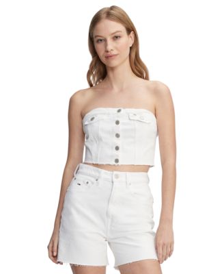 Tommy Jeans - Women's Denim Bustier Top