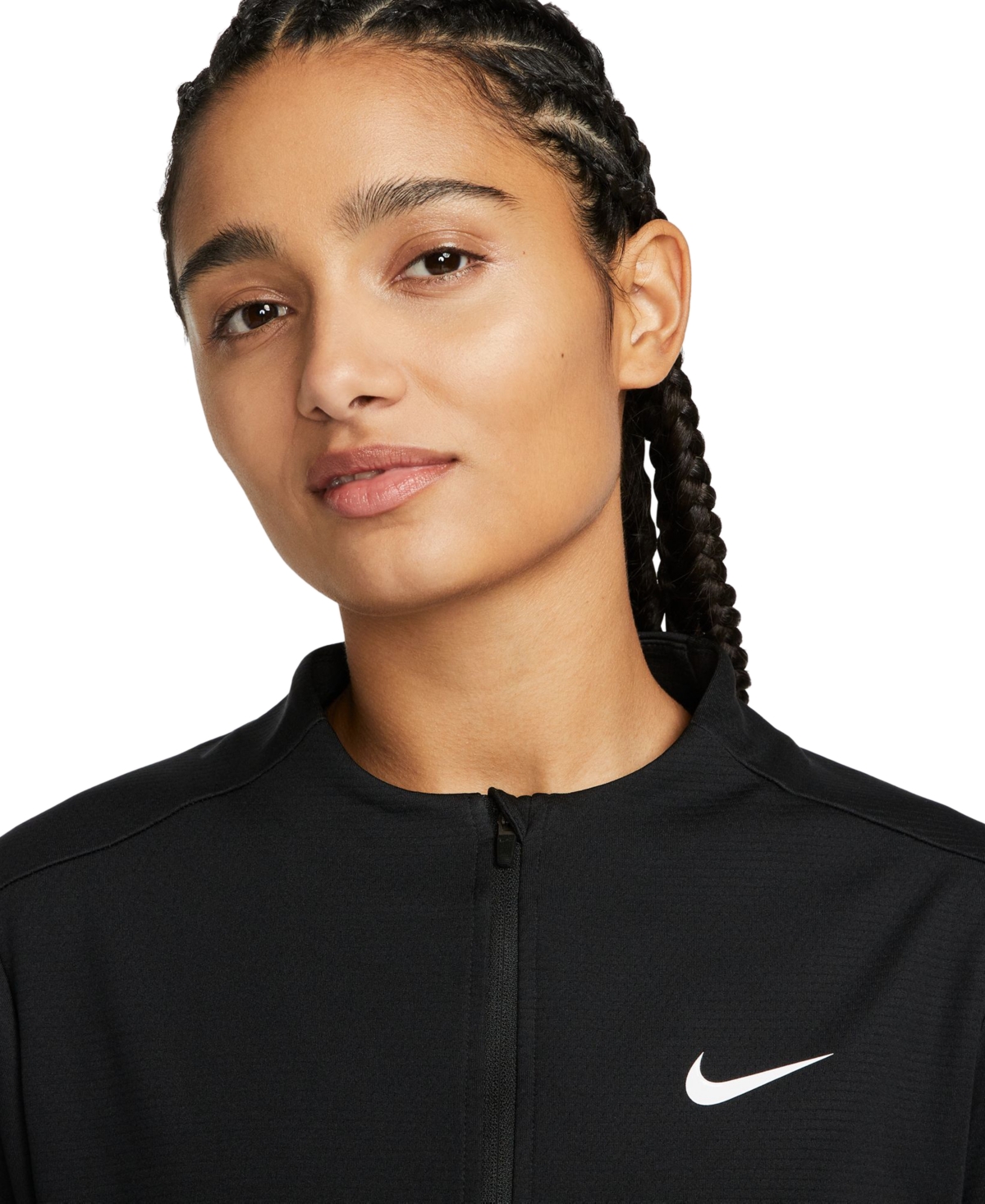 Nike Women's Dri-fit Uv Advantage Half-Zip Top -white