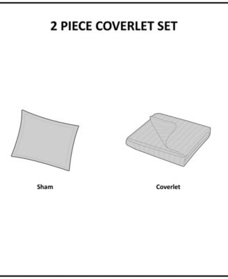 Mill Creek Oversized Cotton 2-Pc. Quilt Set, Twin/Twin XL