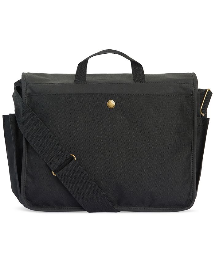 Barbour Essential Wax Messenger Bag Olive main image 1