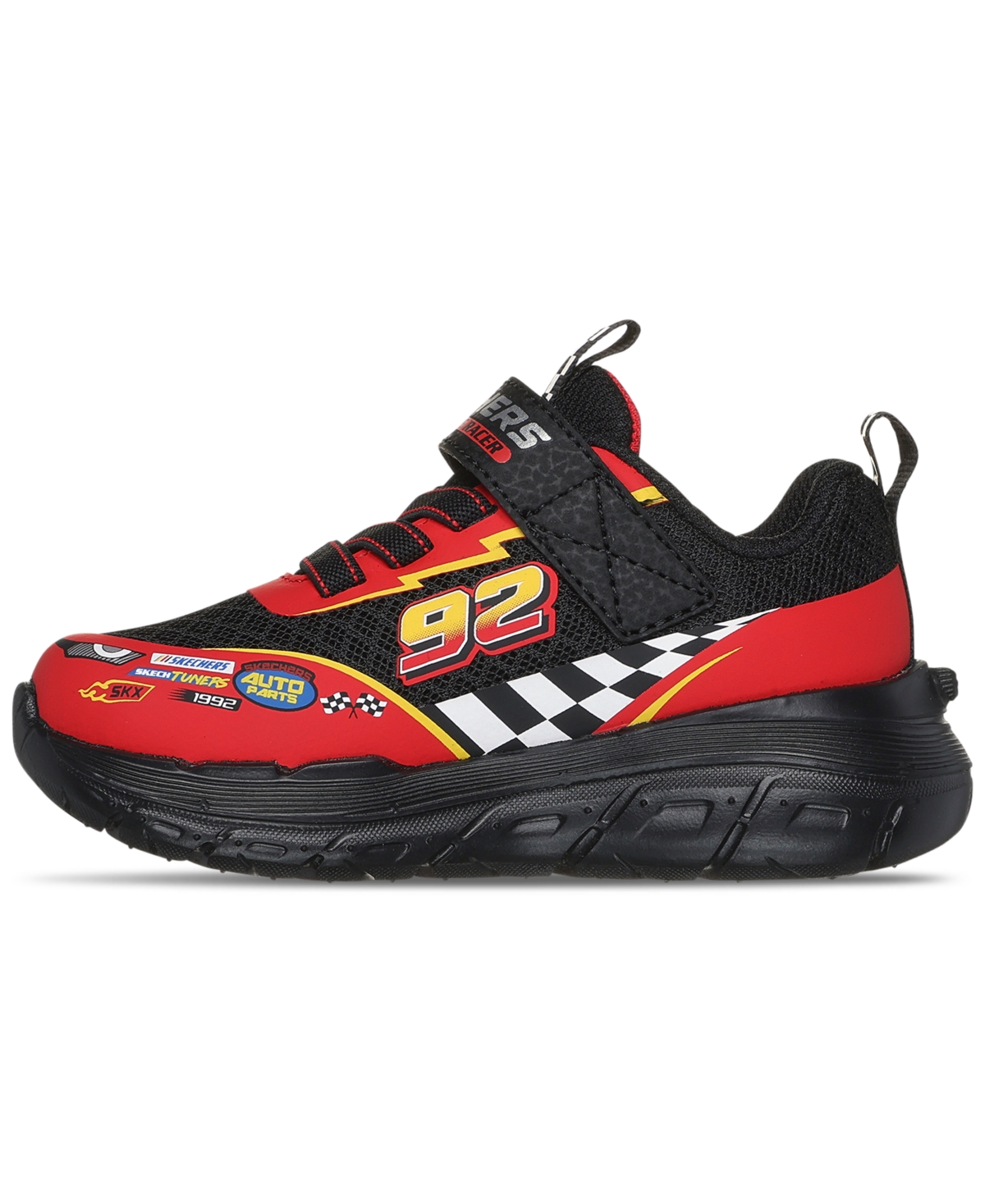 Skechers Toddler Boys Skech Tracks Fastening Strap Casual Sneakers from Finish Line - Red