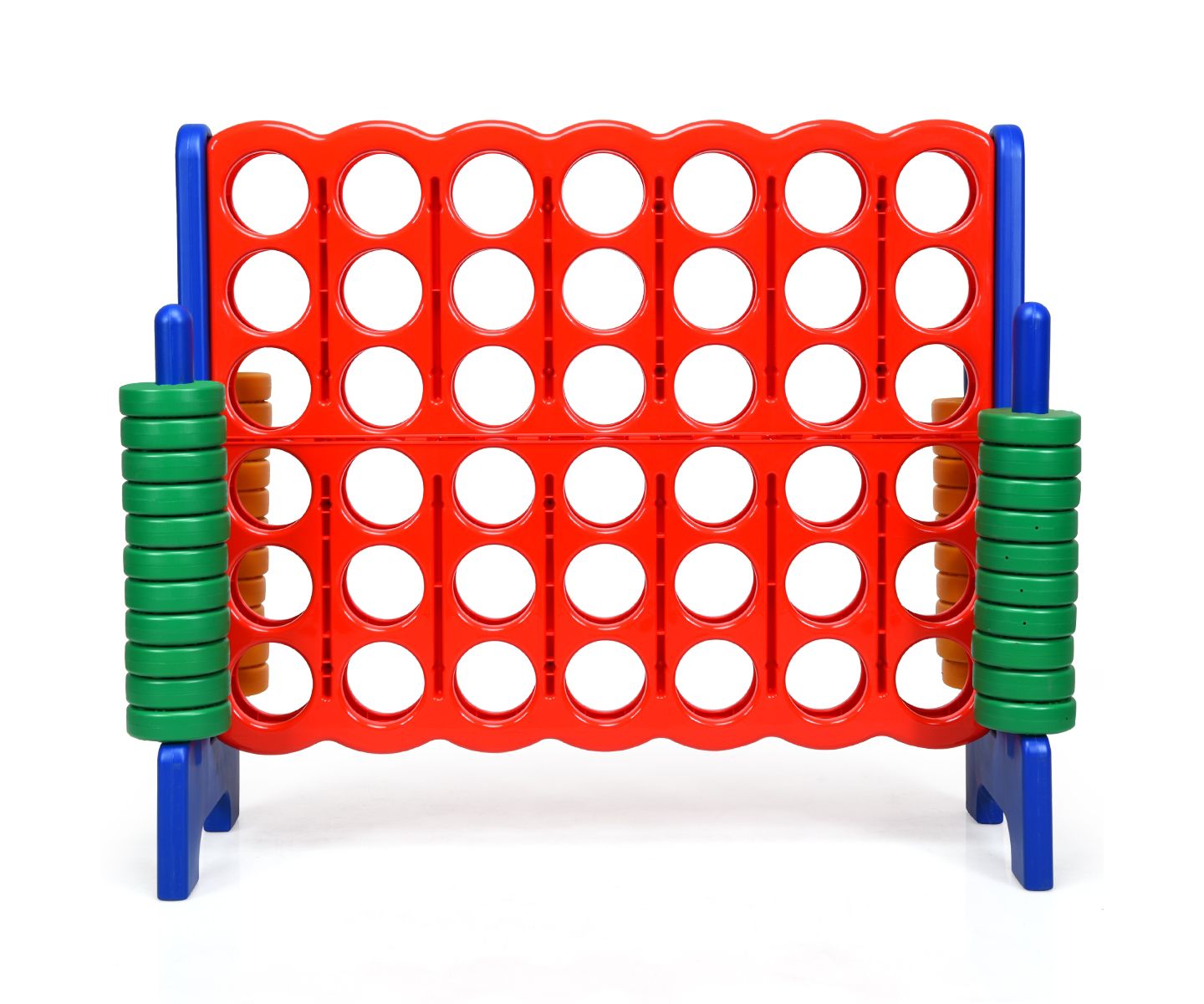 Детские игрушки INOLAIT Jumbo 4-to-Score Giant Game Set with 42 Jumbo Rings and Quick-Release Slider — фото 10