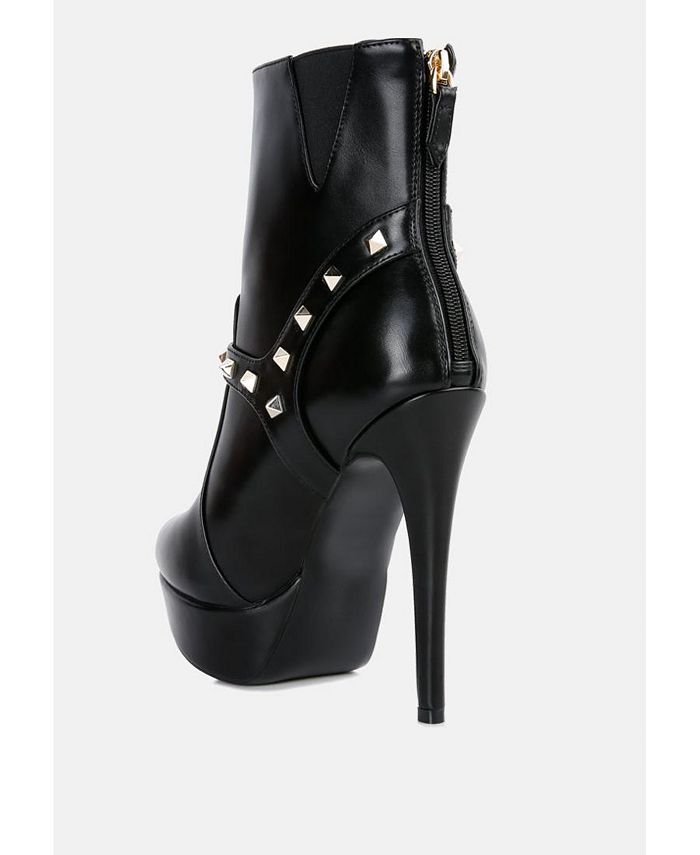 London Rag dejang metal stud embellished faux leather ankle boot Macy's