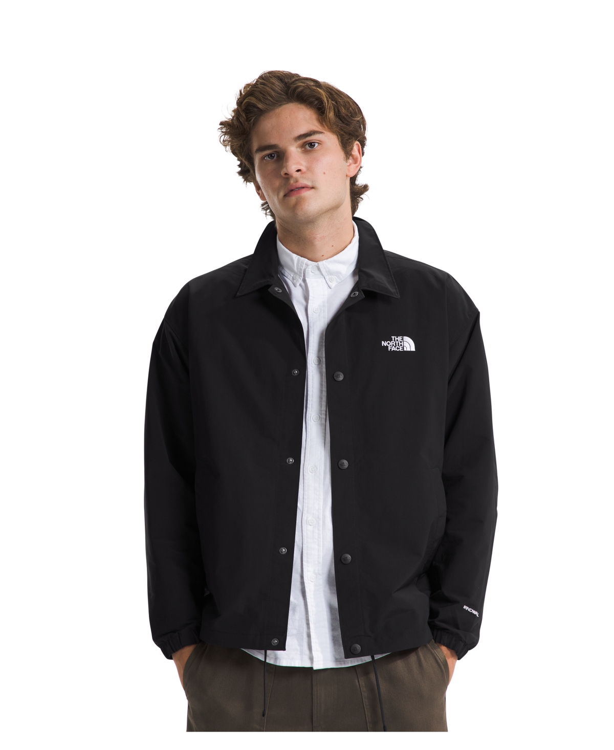 Shop The North Face Men's Easy Wind Coaches Jacket In Tnf Black