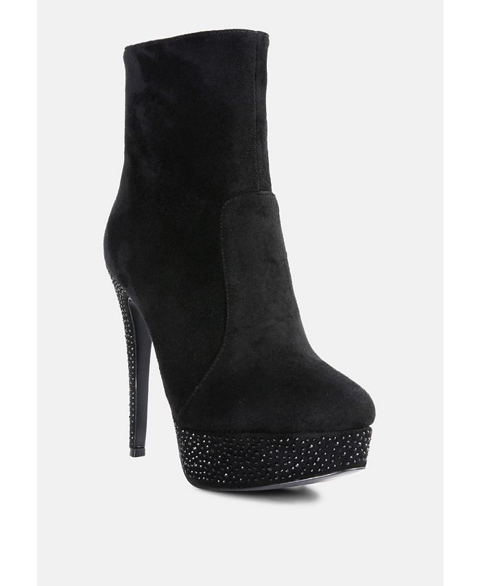 London Rag espiree microfiber high heeled ankle boots Macy's