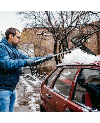 20 Feet Extendable Aluminum Snow Roof Rake with Anti-slip Handle