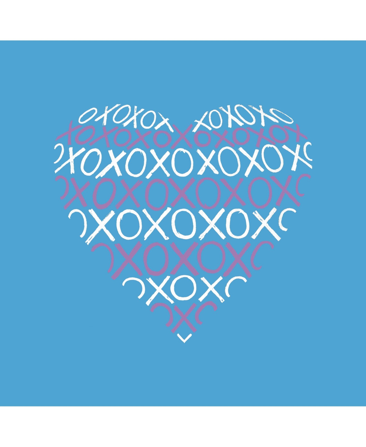 Girl's Word Art T-shirt - Xoxo Heart