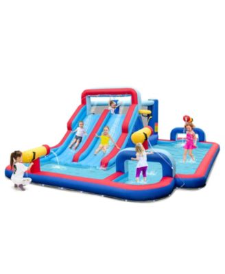Inflatable Water Slide Park for Kids Backyard Outdoor Fun (without Blower)